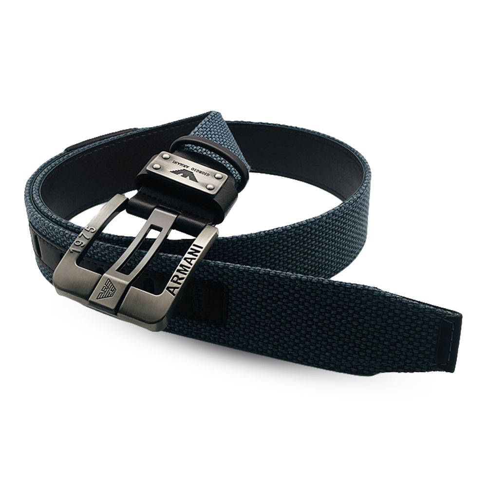 Leather Belt for Men - Blue