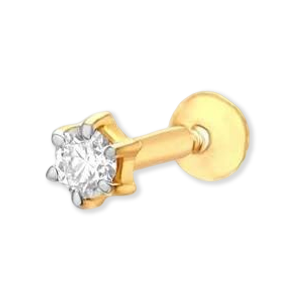 Kalyan jewellers diamond hot sale nose pin collection