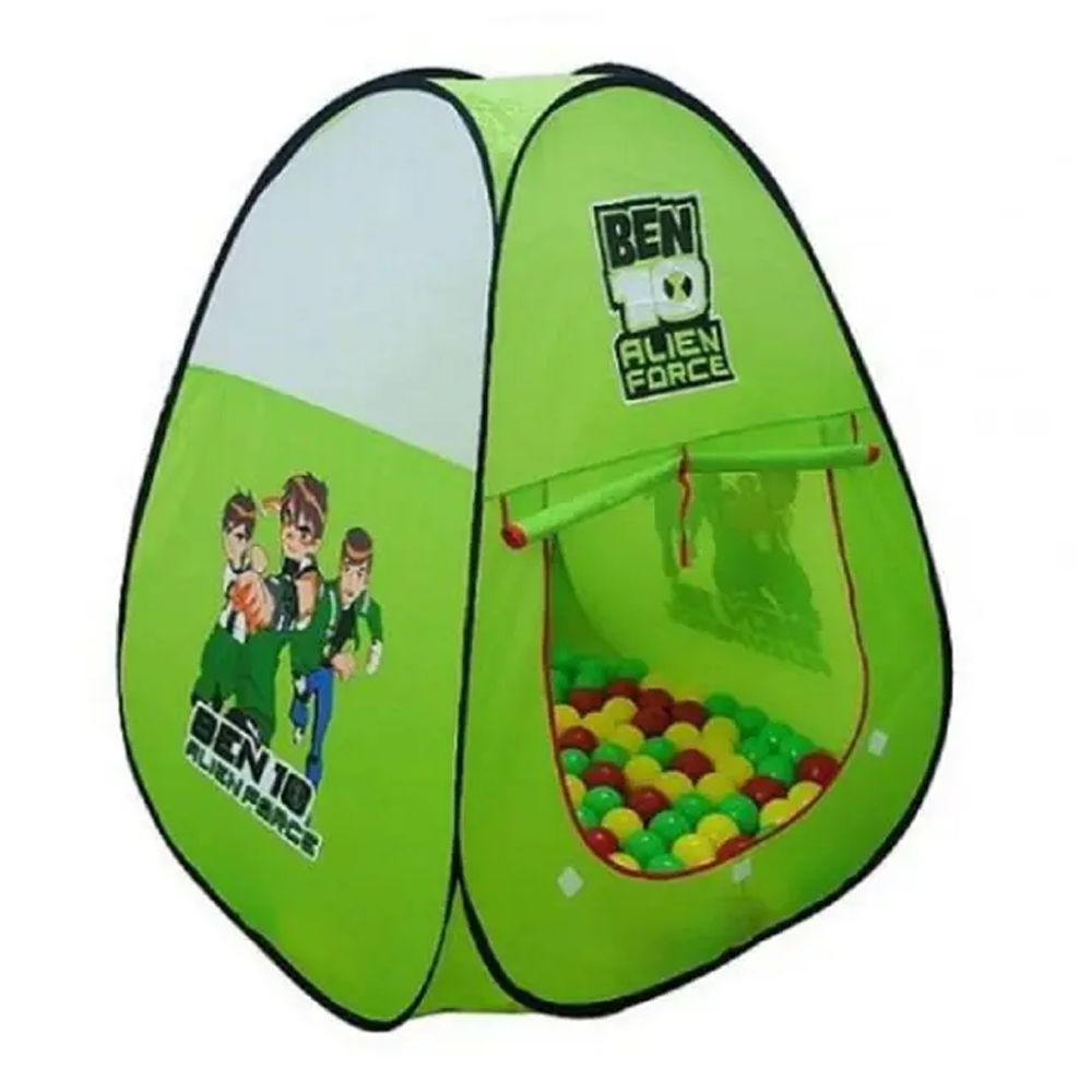 Ben 10 Tent House With 50 Balls - Green