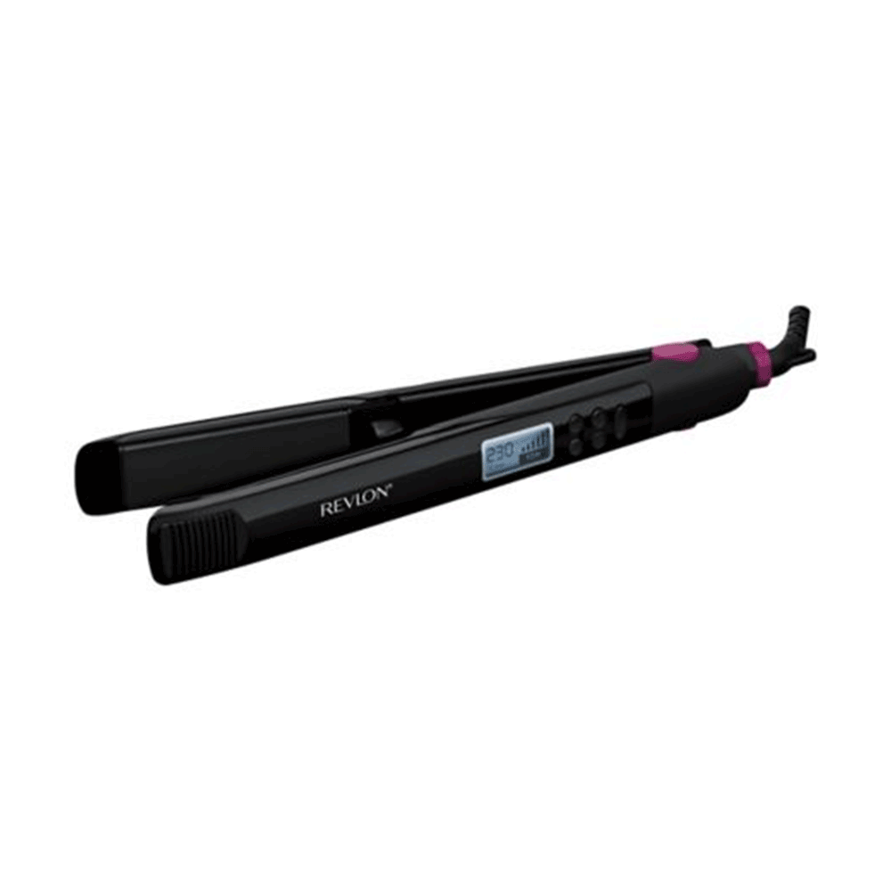 Revlon Perfect Straight Digital Styler Hair Straightener - Black