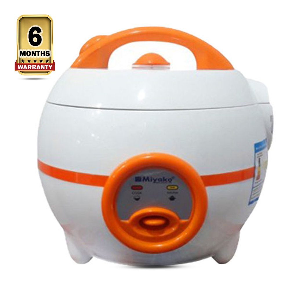 Miyako MCMP08 Mini Rice Cooker White 0.8 Ltr