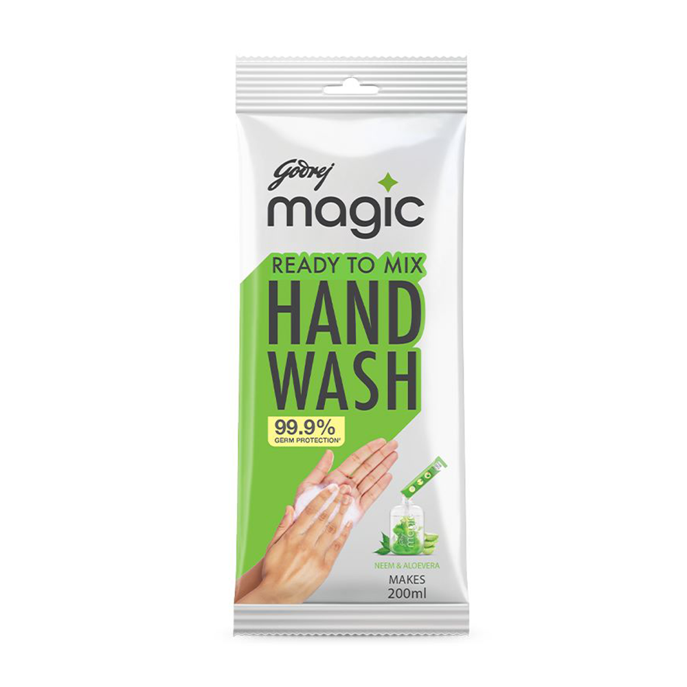Godrej Magic Handwash Neem Aloe Vera Refill Pack - 9gm