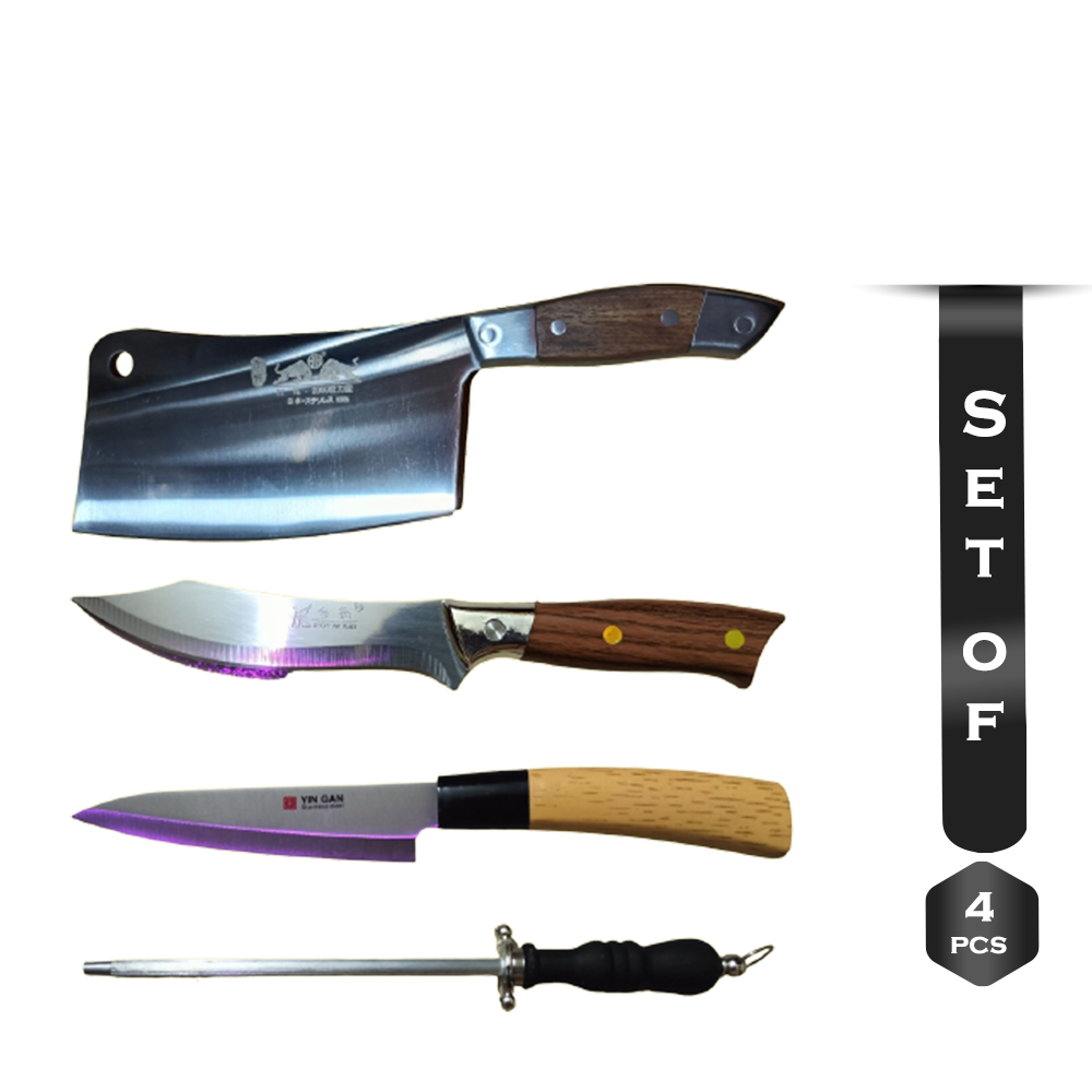 Photo Meat cutting knives set