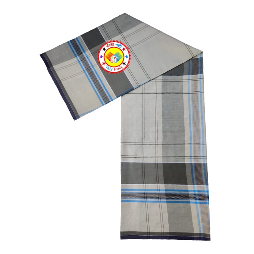 Cotton Taty Polly Check Lungi For Men - Multicolor - L.T 113