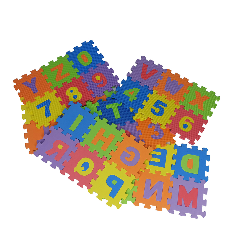 Alphabet and Numbers Foam Puzzle Mat For Kids - 215514756