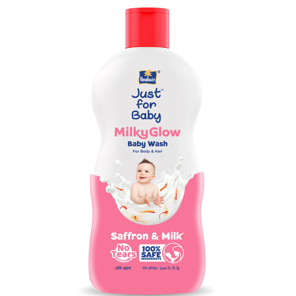 Parachute Just For Baby Milky Glow Wash - 100ml