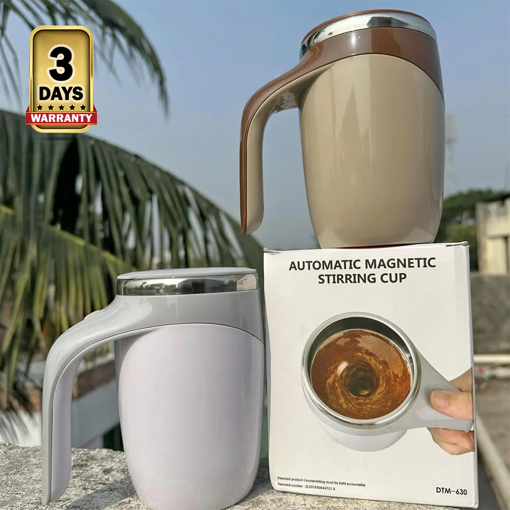 Portable Automatic Magnetic Stirring Coffee Mug 