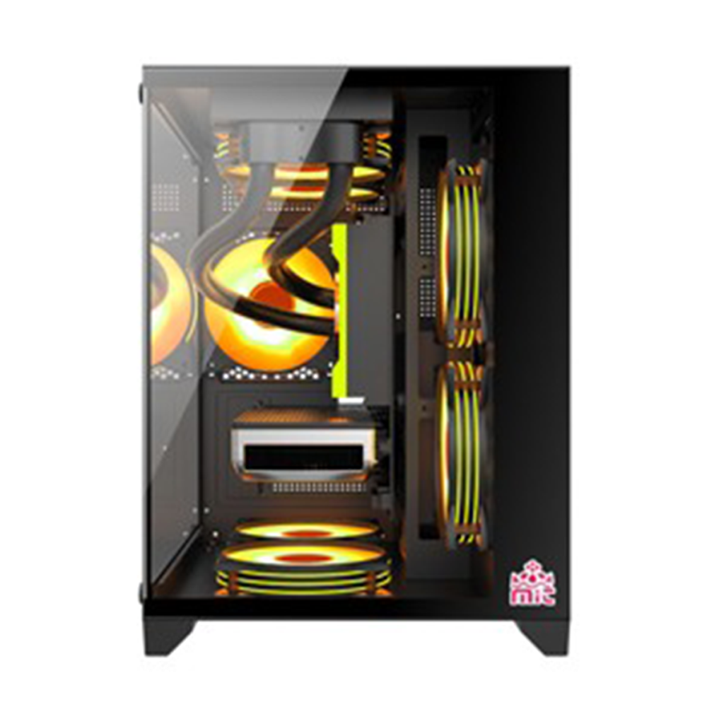 Monarch Mystery Box X5 Desktop Gaming Case - Black