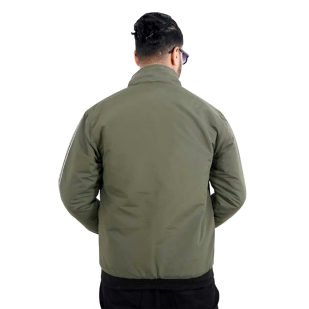 Saskin Winter Padding Jacket For Men - Olive - J-177