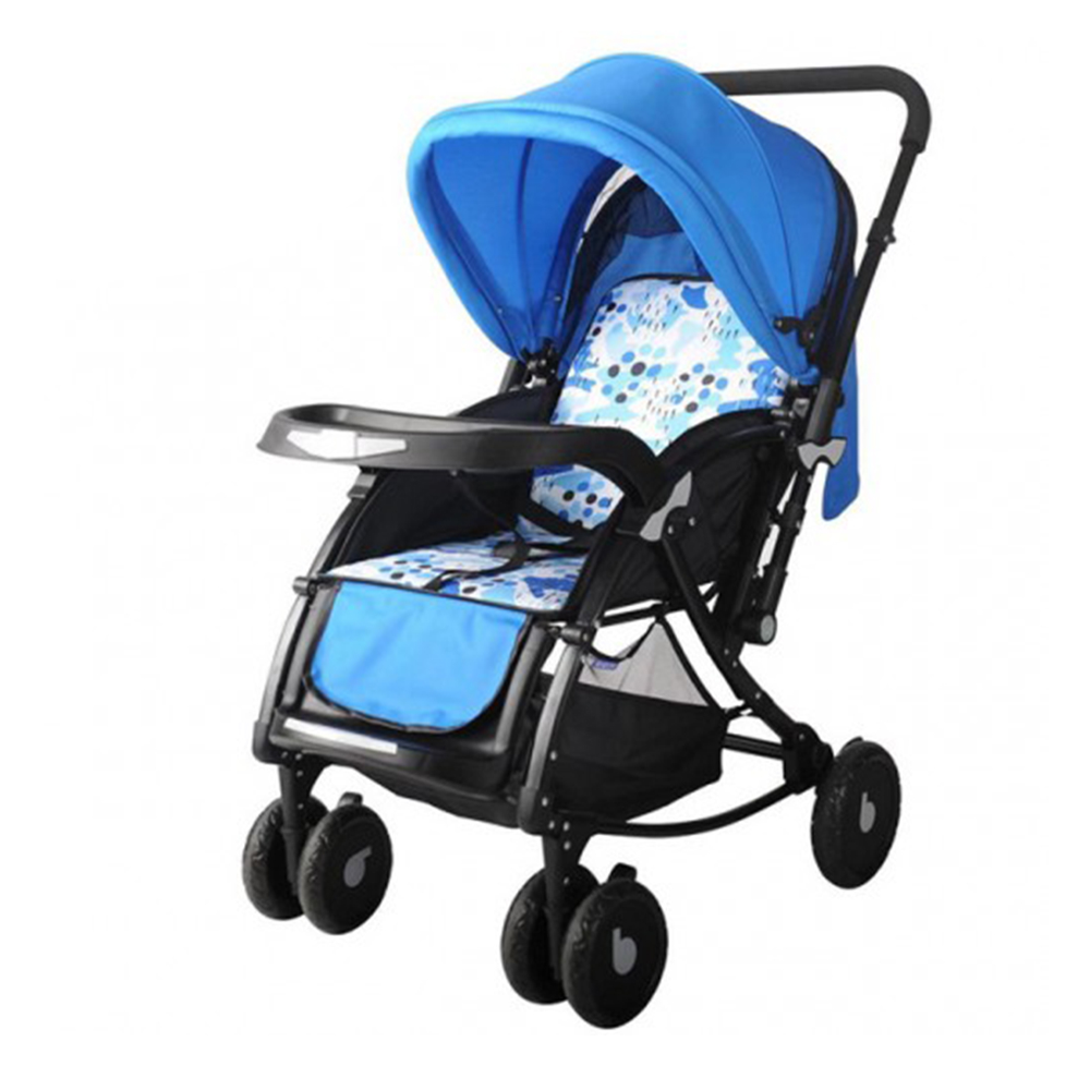 Bao Bao Hao Stroller for Baby with Comfortable Rocking Prams - Blue