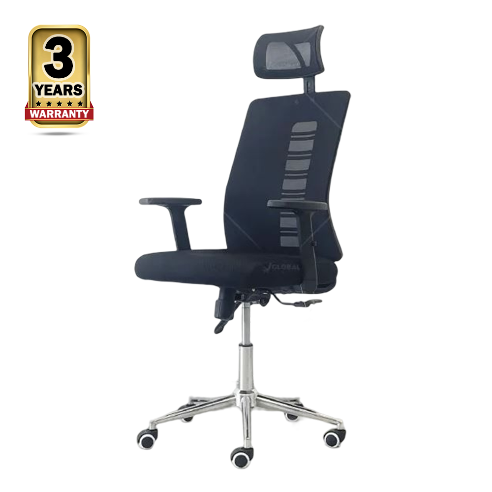 Fabric and Plastic Grifex Pro Executive Office Chair - Black