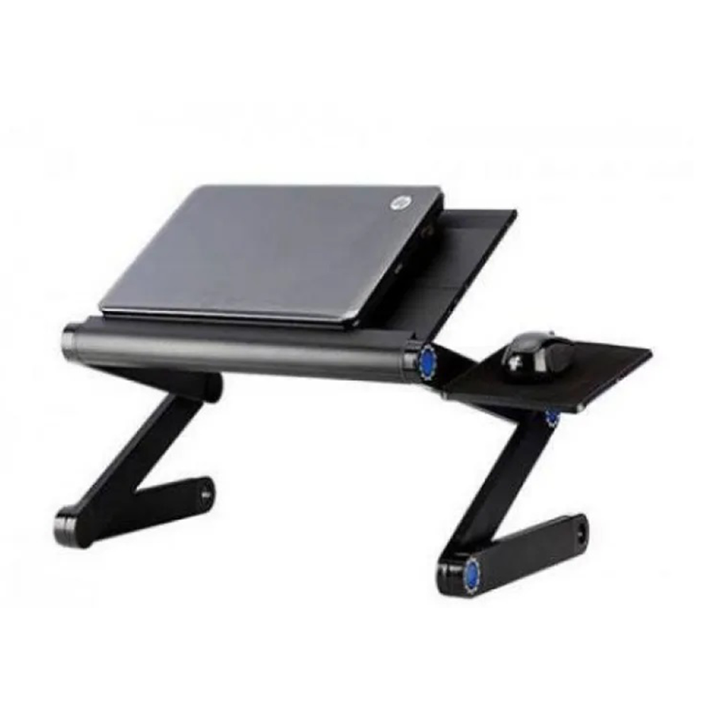 T9 Multi-Functional Laptop Table with Cooler - Black 