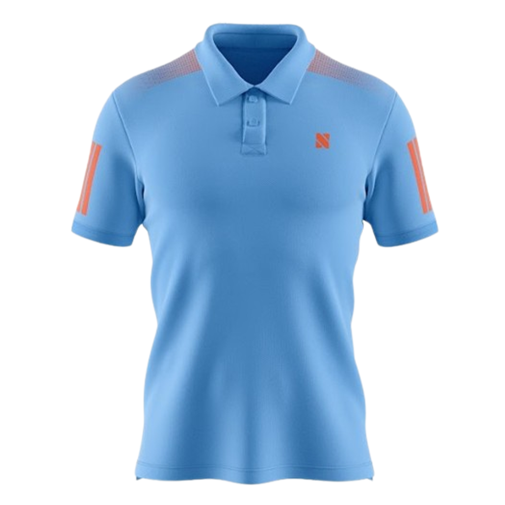 Jersey Half Sleeve Polo For Men - Sky Blue - NEX-NPO-F-08