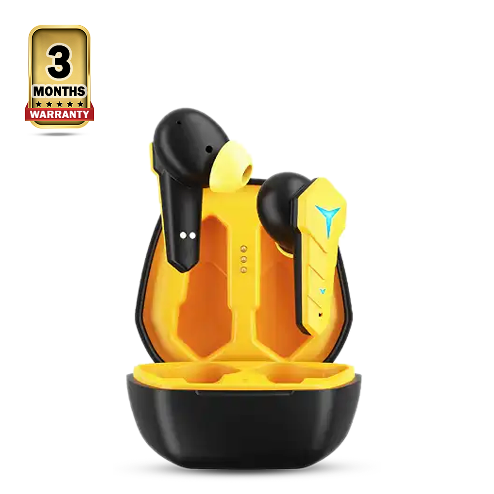 Dareu D3 Waterproof RGB Gaming TWS Earbuds - Yellow and Black