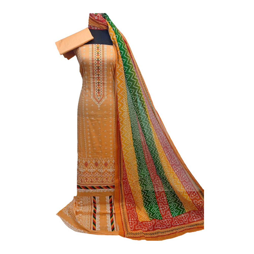 Cotton Kalamkari Salwar Kameez for Women - Multicolor - 3R-K20