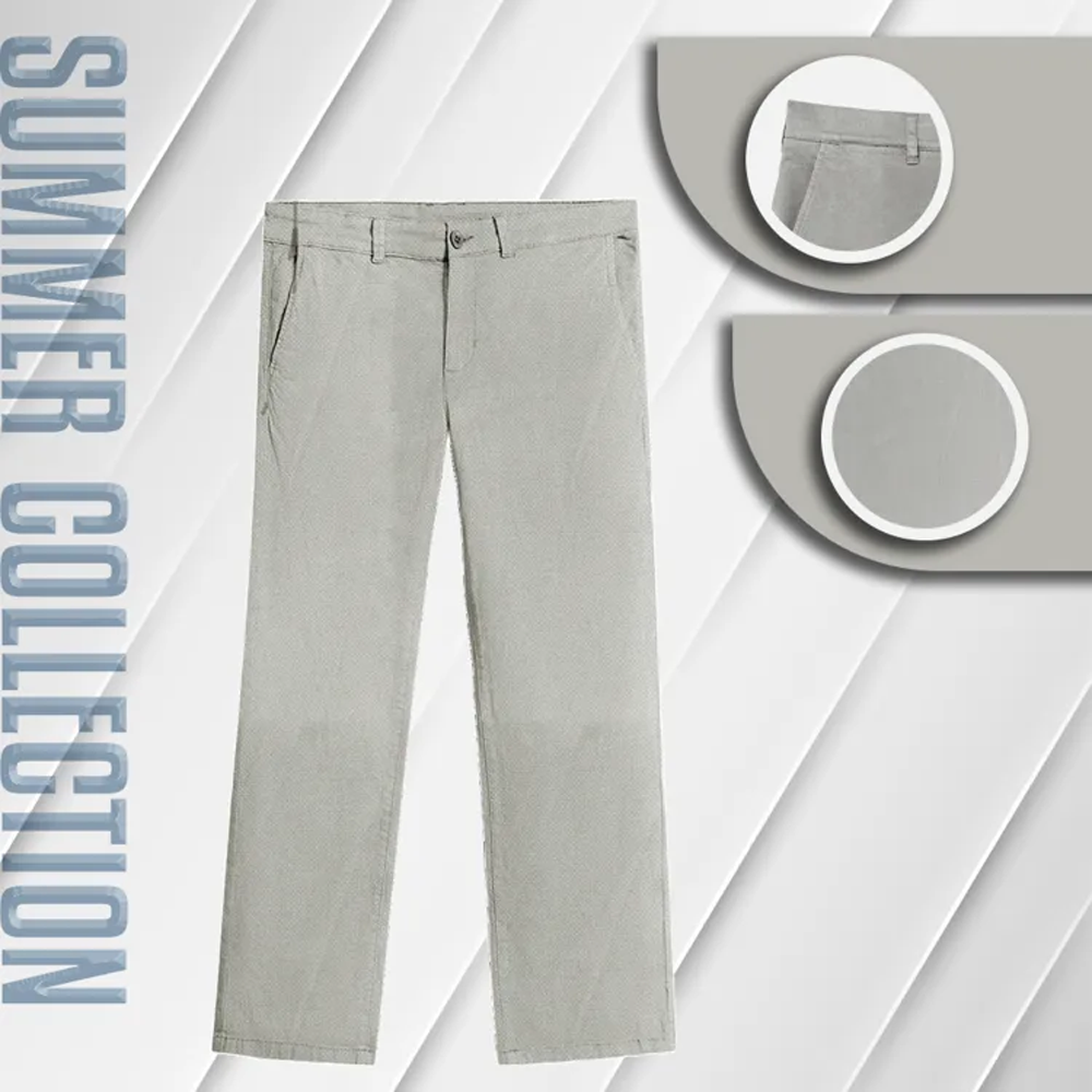 Cotton Pant For Men - Off White - 05