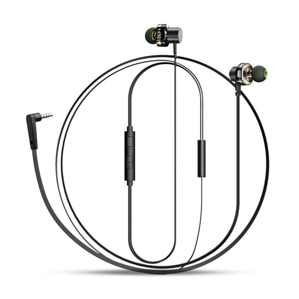 Awei Z1 In-ear Dual Dynamic Earphones - Black