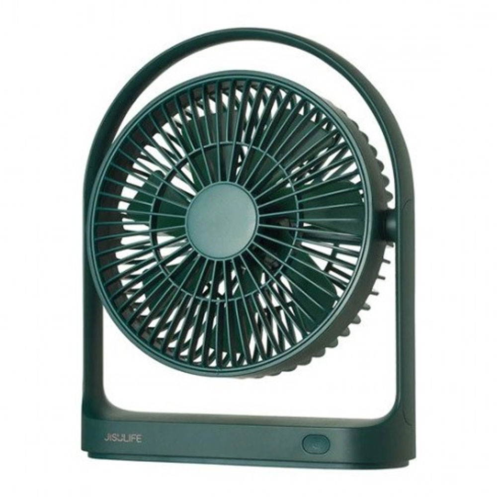 Jisulife Fa19 USB Portable Rechargeable Fan with Type C Charging Port - Green