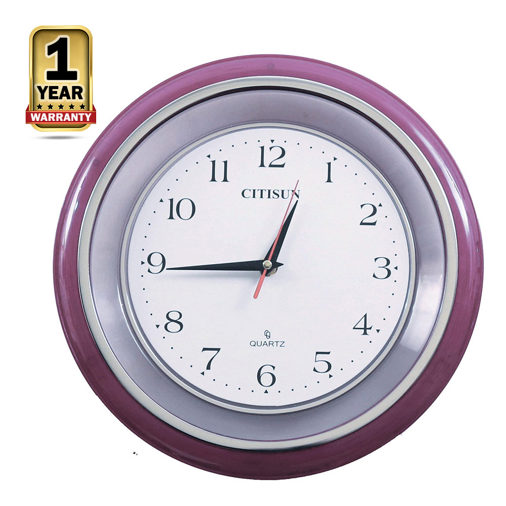 Citisun Wall Clock Red and White Citisun 18