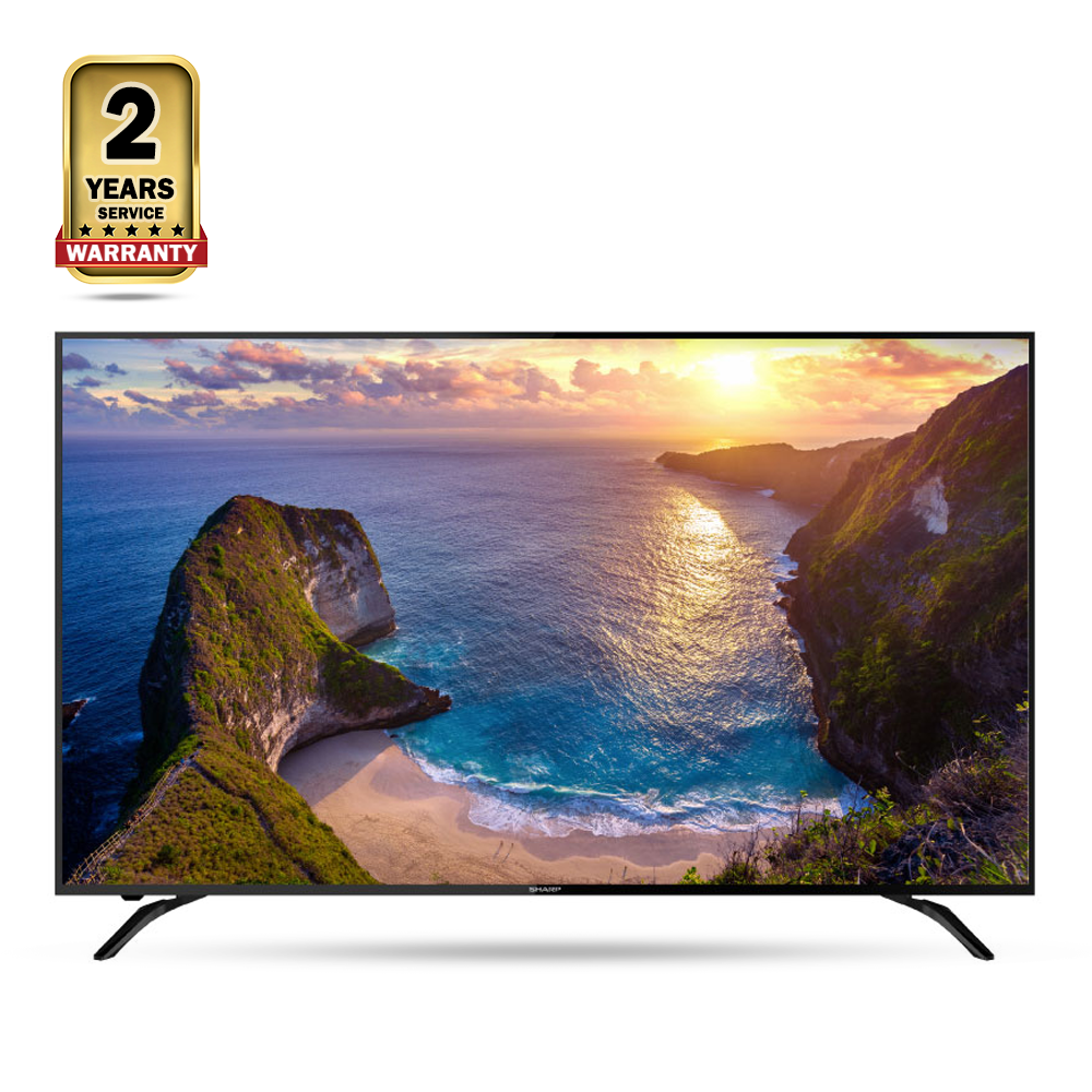 Sharp 4T-C70AL1X 4K Ultra HD Android Smart TV - 70 Inch - Black