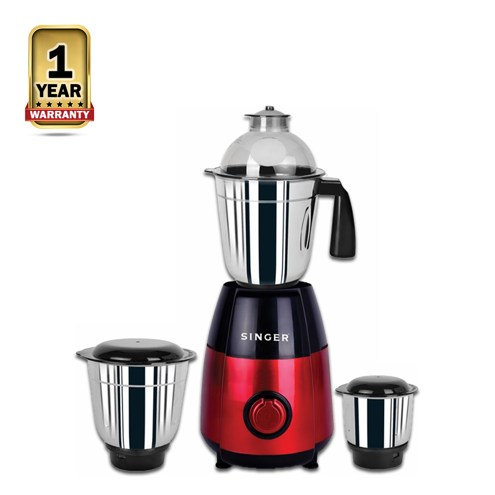 Singer SRGR-SINGER-PRO-RED Mixer Grinder - 550W