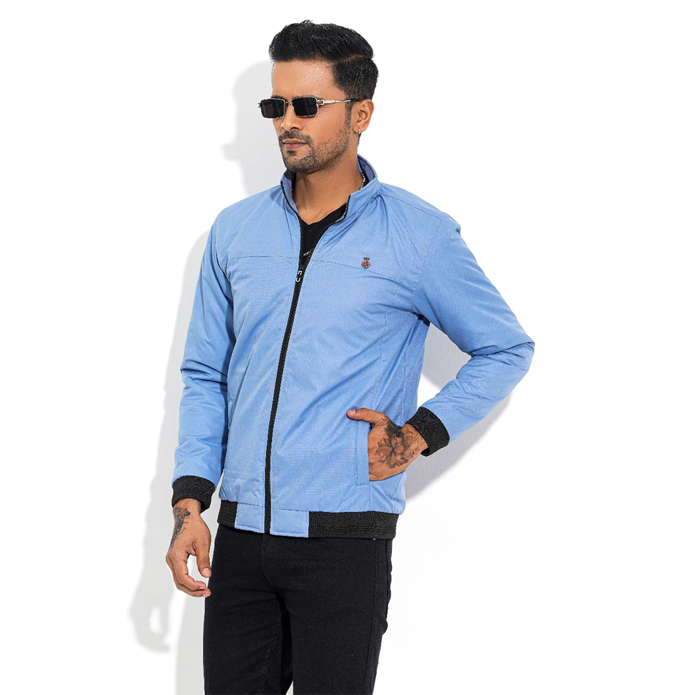 Suskin Winter Padding Jacket For Men - Sky Blue - J-109