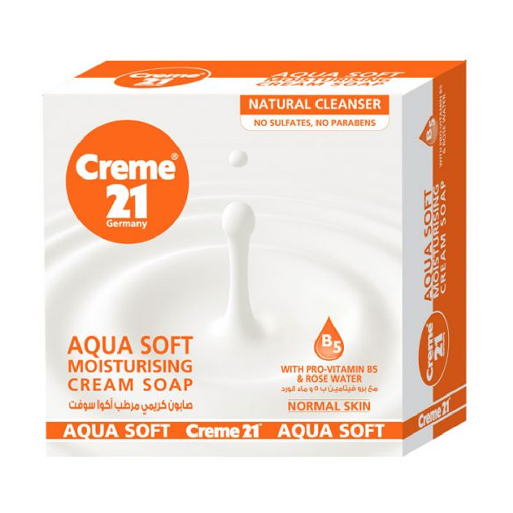 Creme 21 Aqua-Soft Moisturizing Soap - 125gm