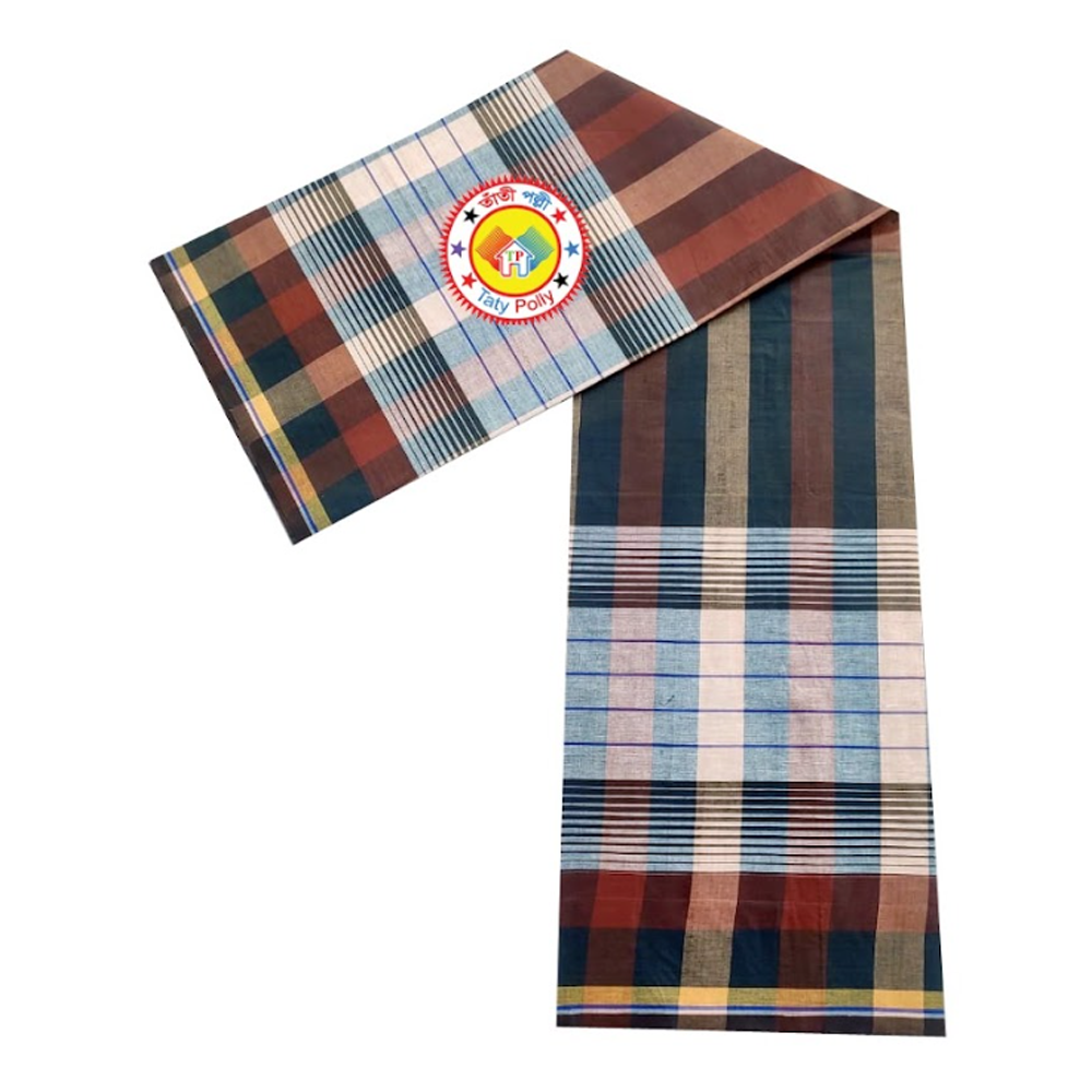 Taty Polly Cotton Lungi For Men - Multicolor - S.T-02