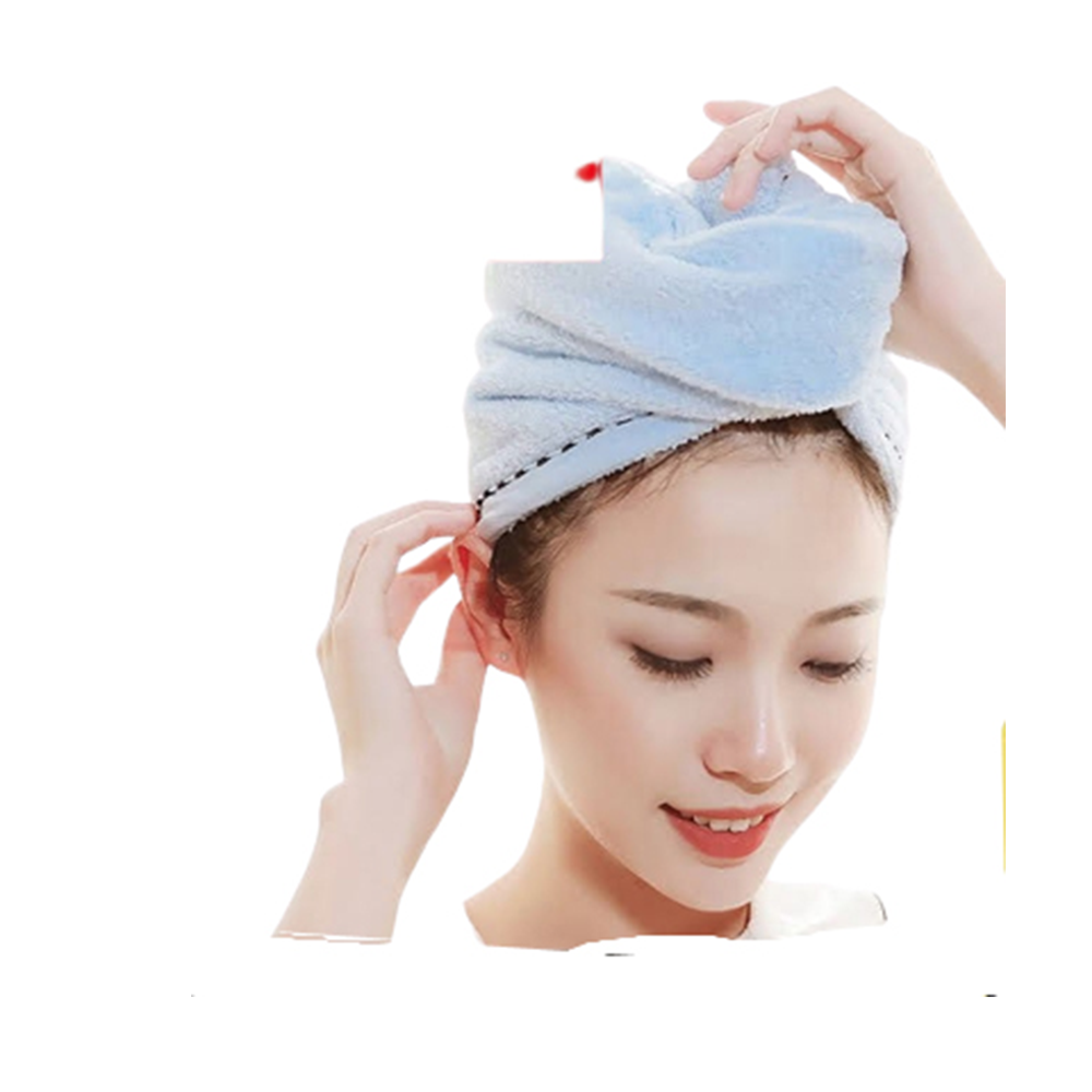 Microfiber Bath Towel For Women - Sky Blue - TD-05