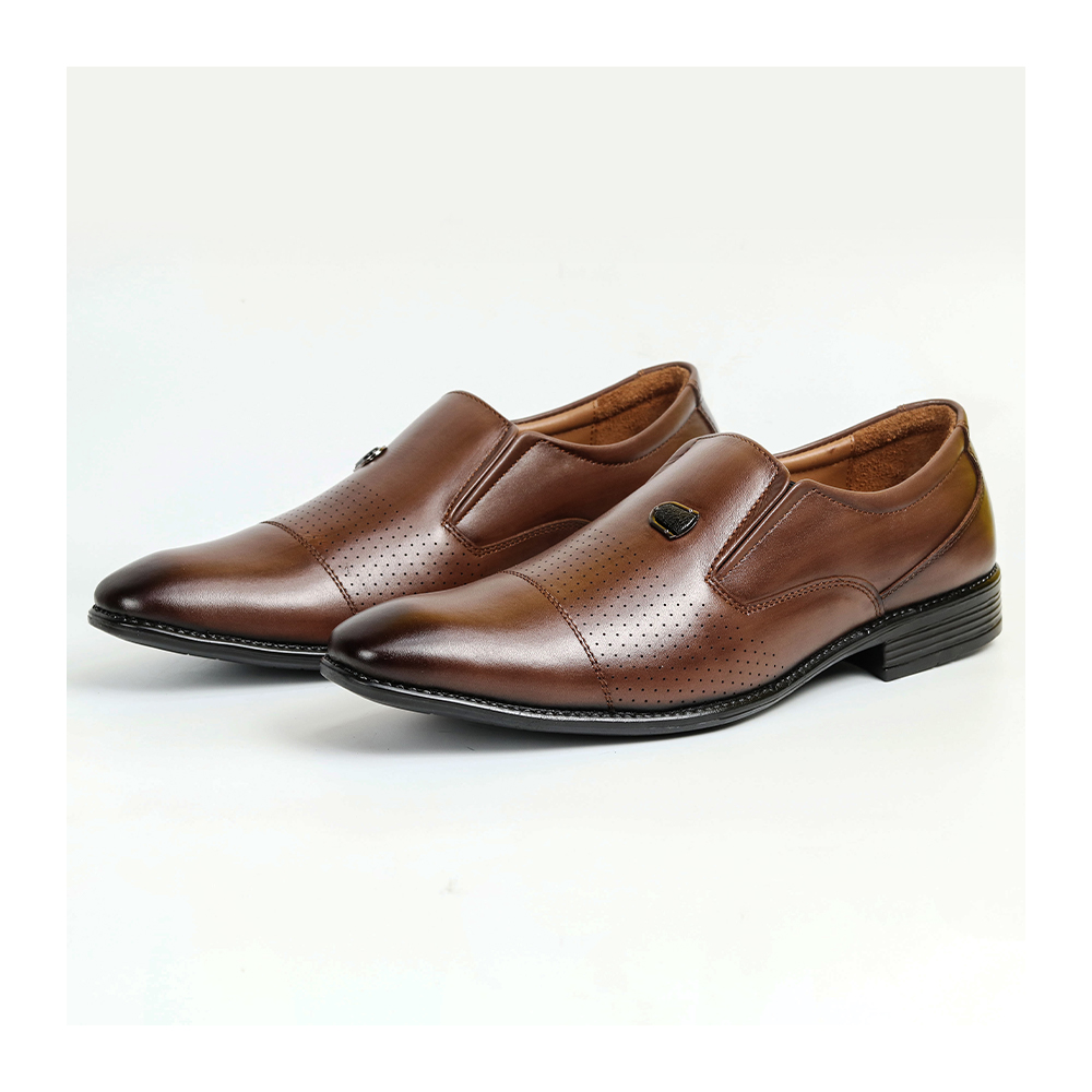 Zays Leather Formal Shoe For Men - SF10 - Brown
