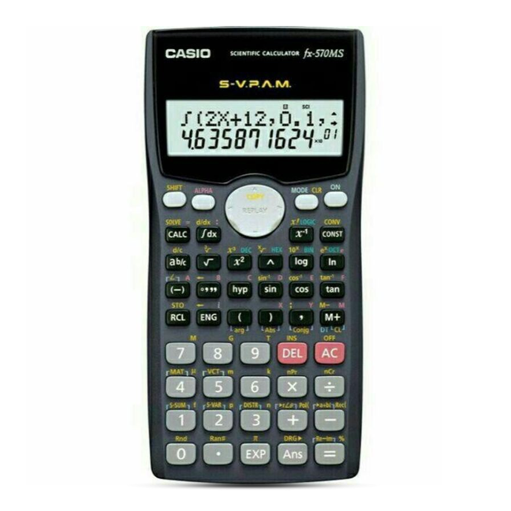 Casio Fx-570MS Scientific Calculator - Black