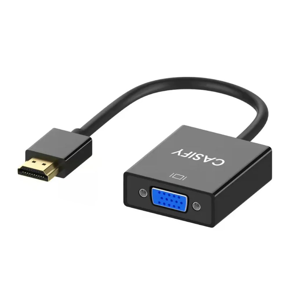 CASIFY HDMI to VGA Converter Cable Black