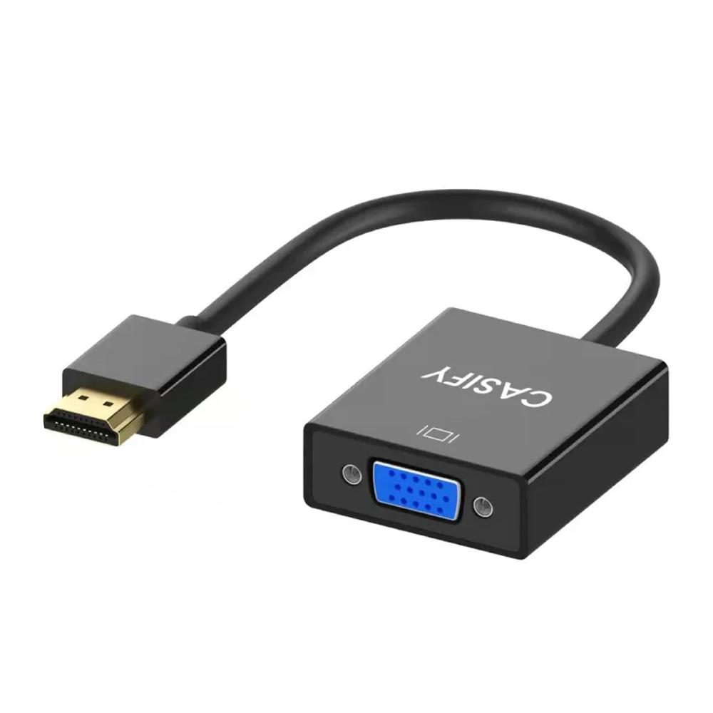 CASIFY HDMI to VGA Converter Cable - Black
