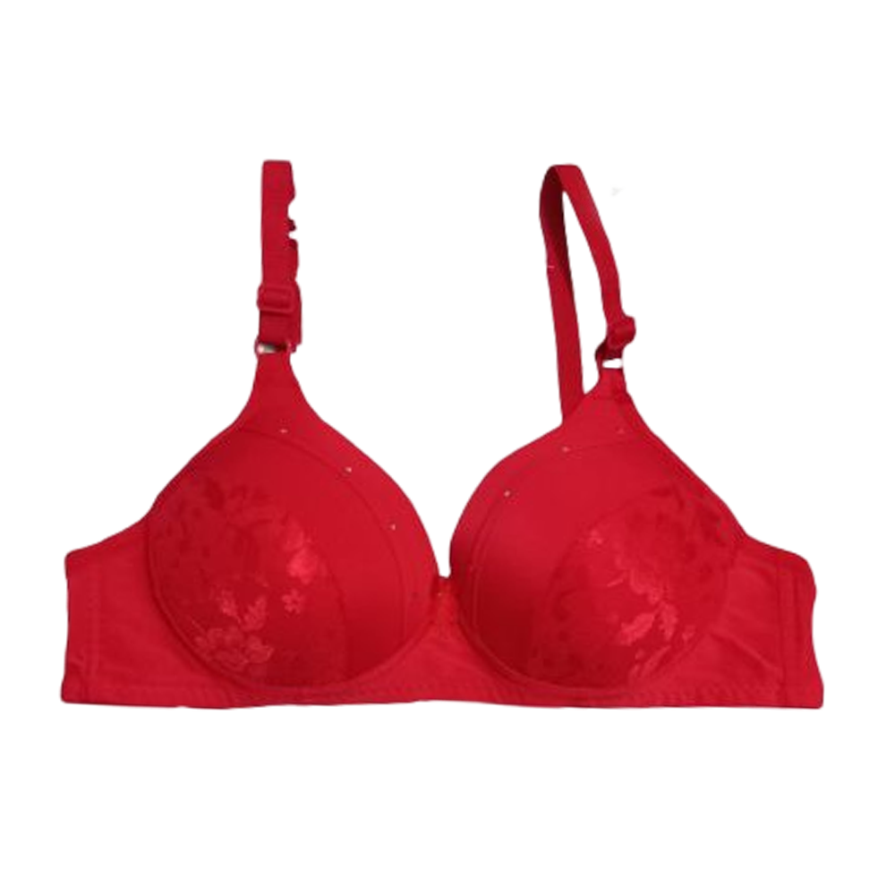 Soft Comfortable Full Cup Bra For Women Black BR04