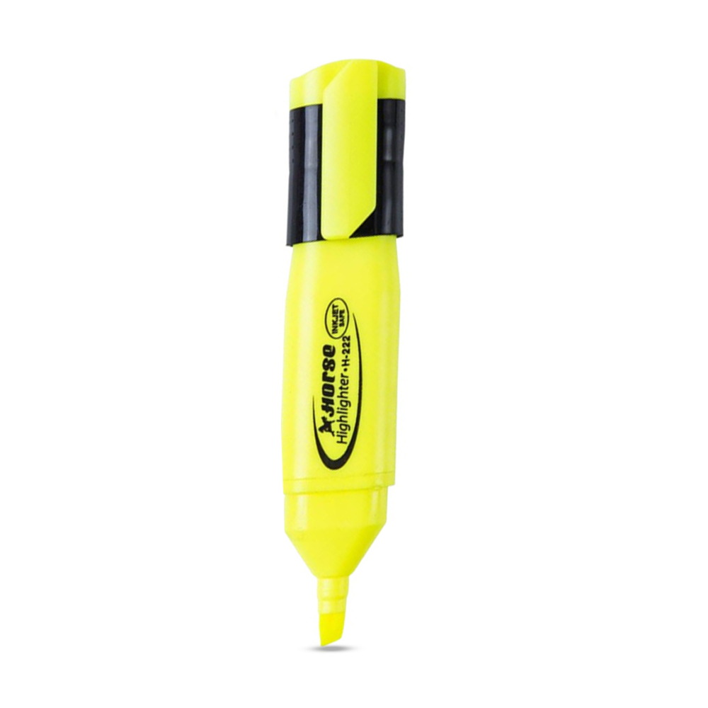 Horse Hi-Lighter Marker - Yellow - H-222