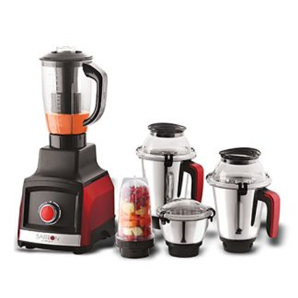 Saffron Icon 5.0 Juicer Mixer Grinder - Black & Red