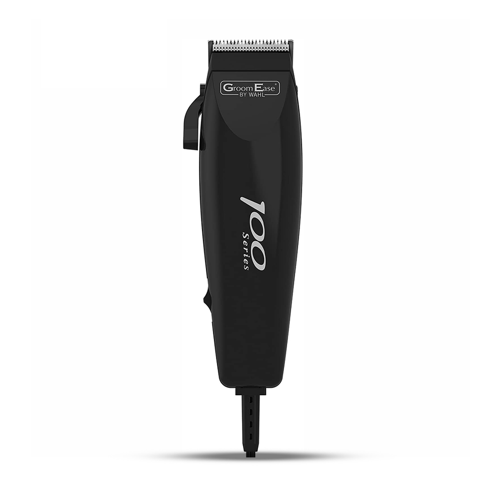 Wahl GroomEase 100 Series Corded Hair Clipper 10 Piece Kit For Men - Black 79233-917