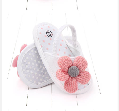 Armandy Cotton Baby Girl Shoe - White