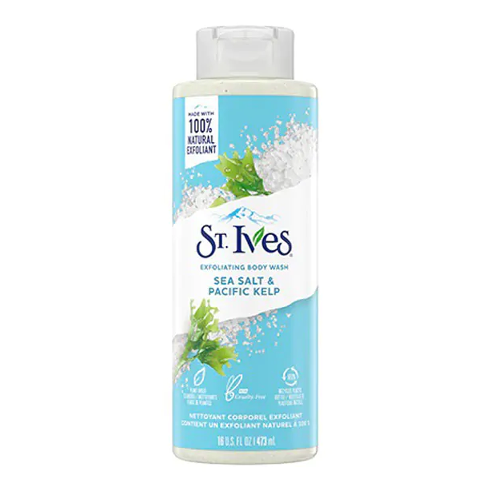 St. Ives Sea Salt and Pacific Kelp Exfoliating Body Wash - 473ml - CN-189