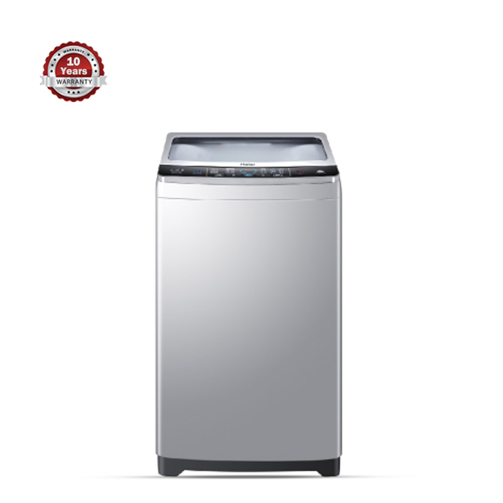 HAIER HWM80-M826 Top Load Washing Machine 8 KG - Grey