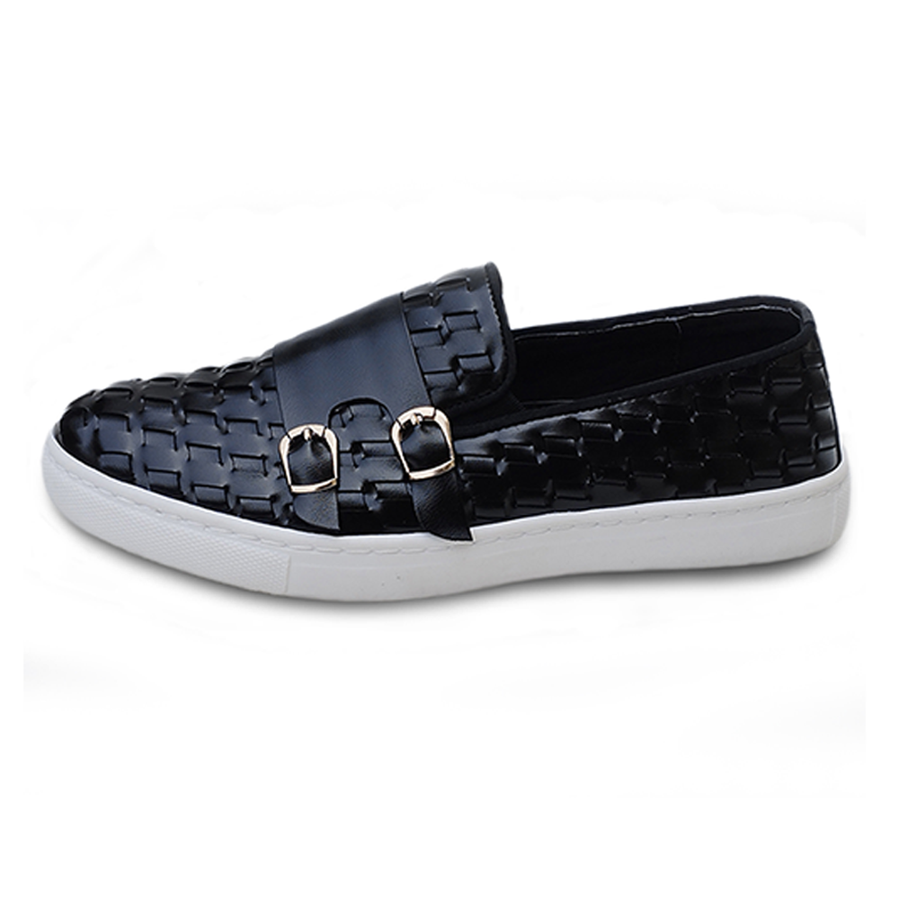 Kites Artificial Leather Light Pati Casual Shoe For Men - Black - SK2012