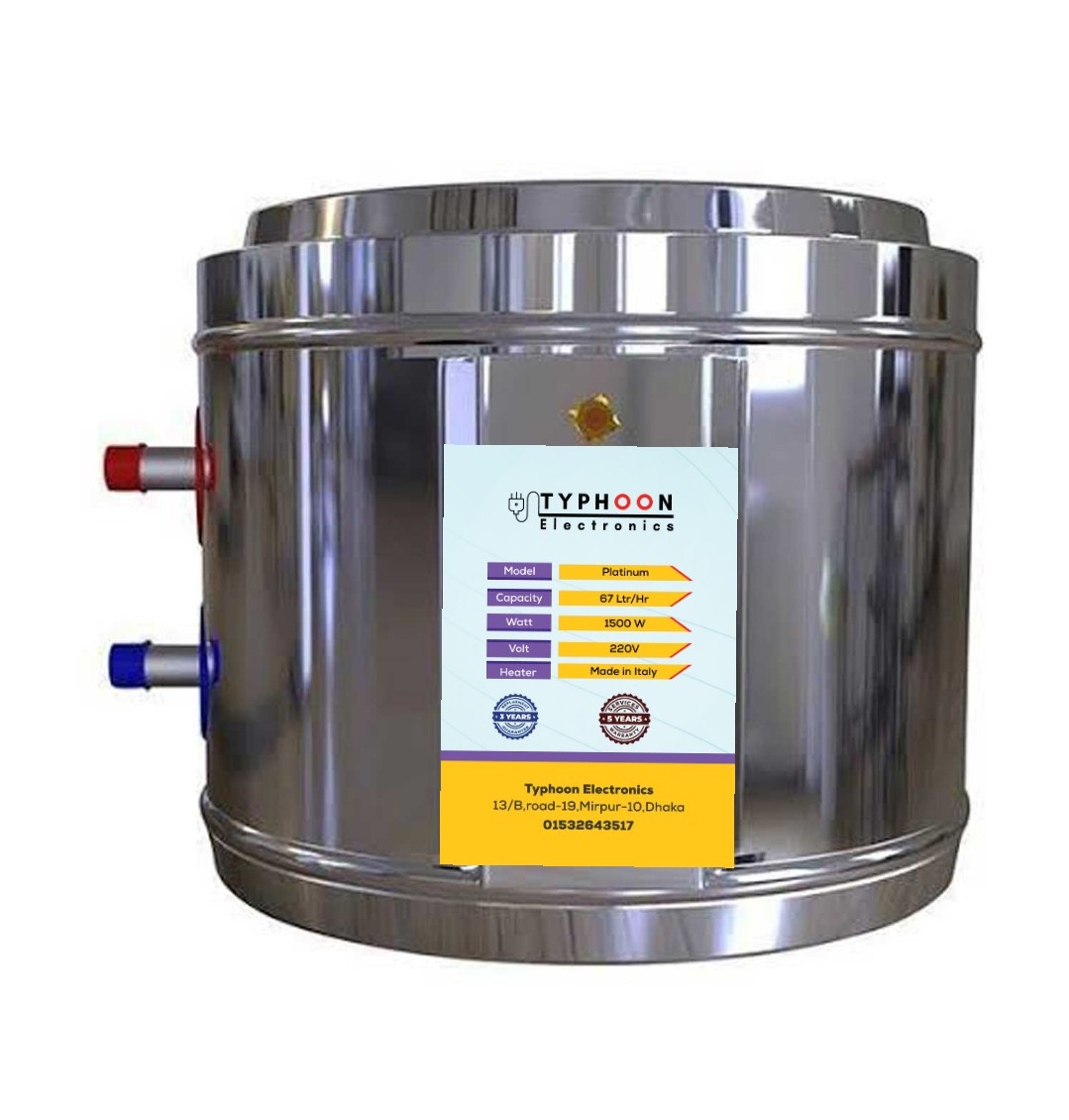 Typhoon Geyser Platinum - Silver - 67 Litre