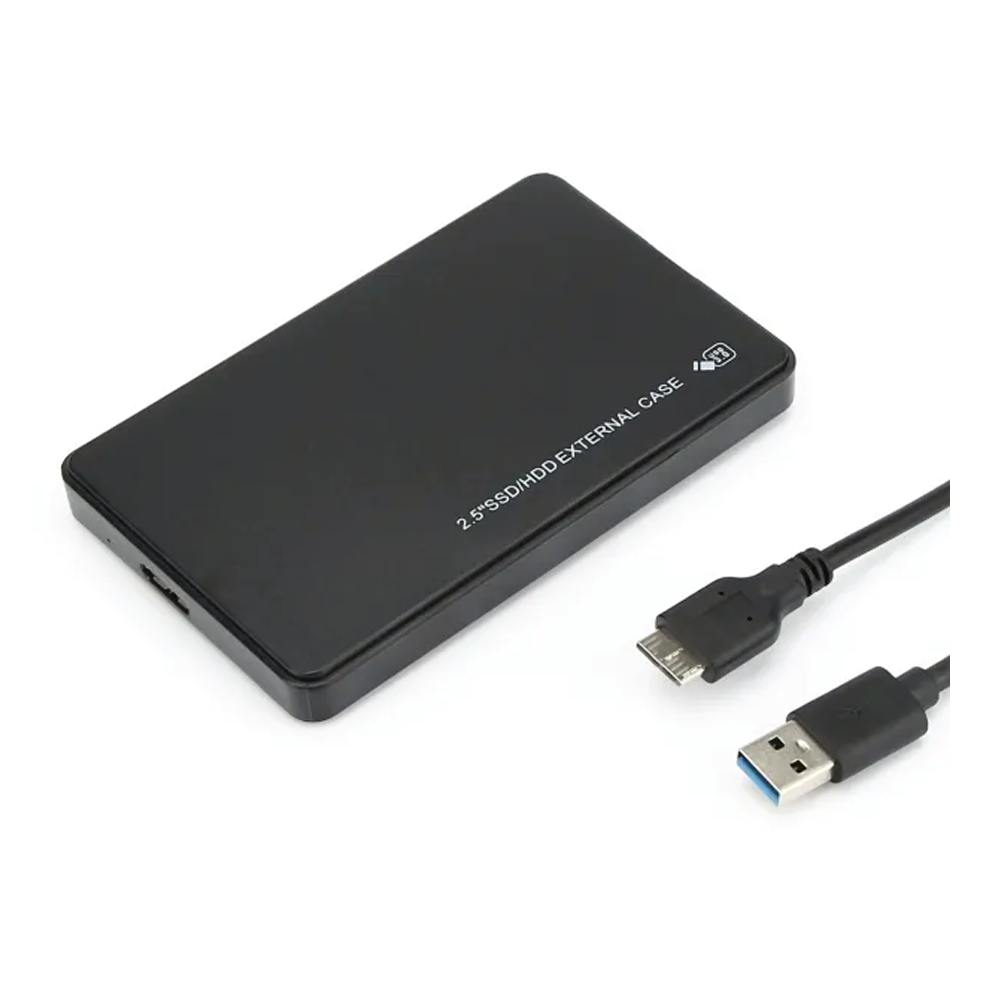CASIFY EN03 Hard Drive Enclosure USB 3.0 to SATA III - 2.5 Inch - Black