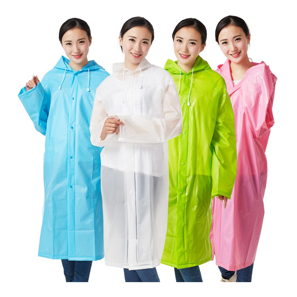 Limited Time Use Long Raincoat - Multicolor