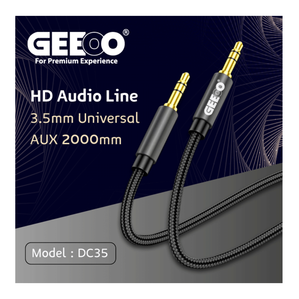 Geeoo Aux35 Cable - Black