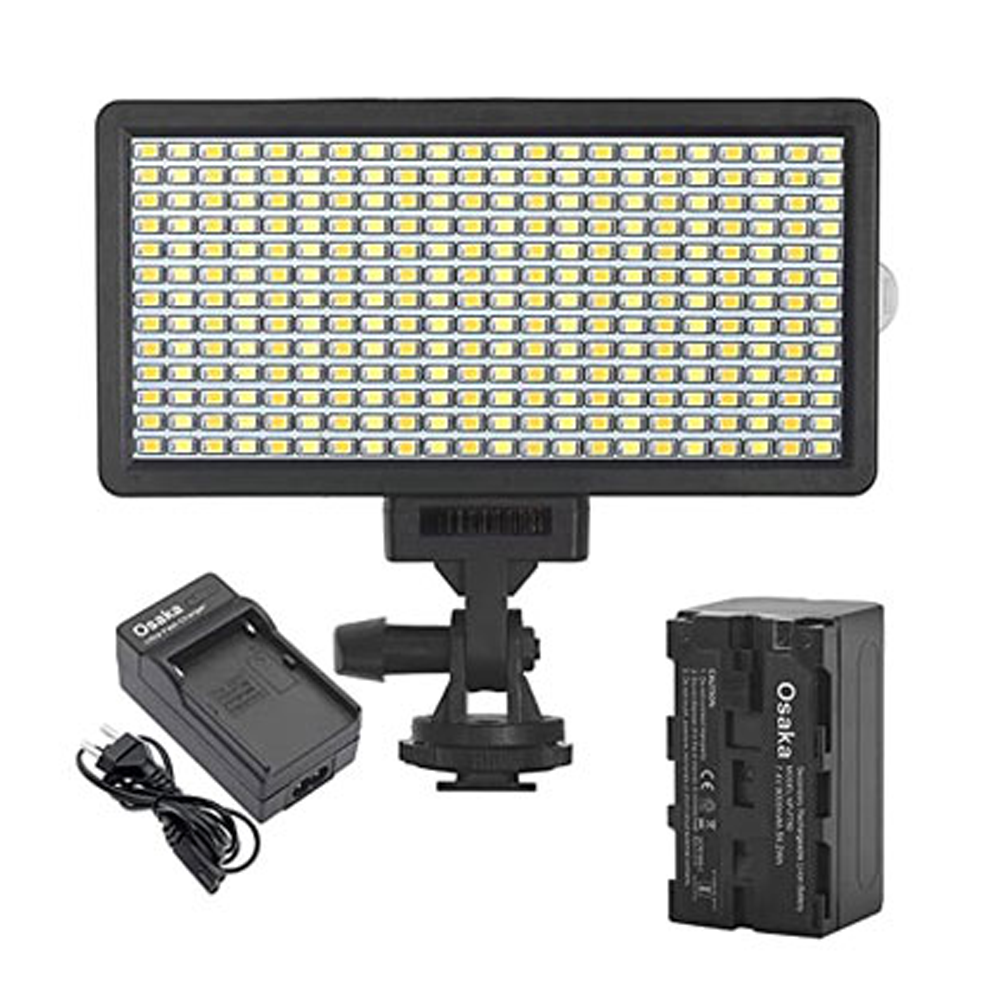 Osaka OS-308 Digital Pocket Pro LED Video Light - Black - 308 Pcs