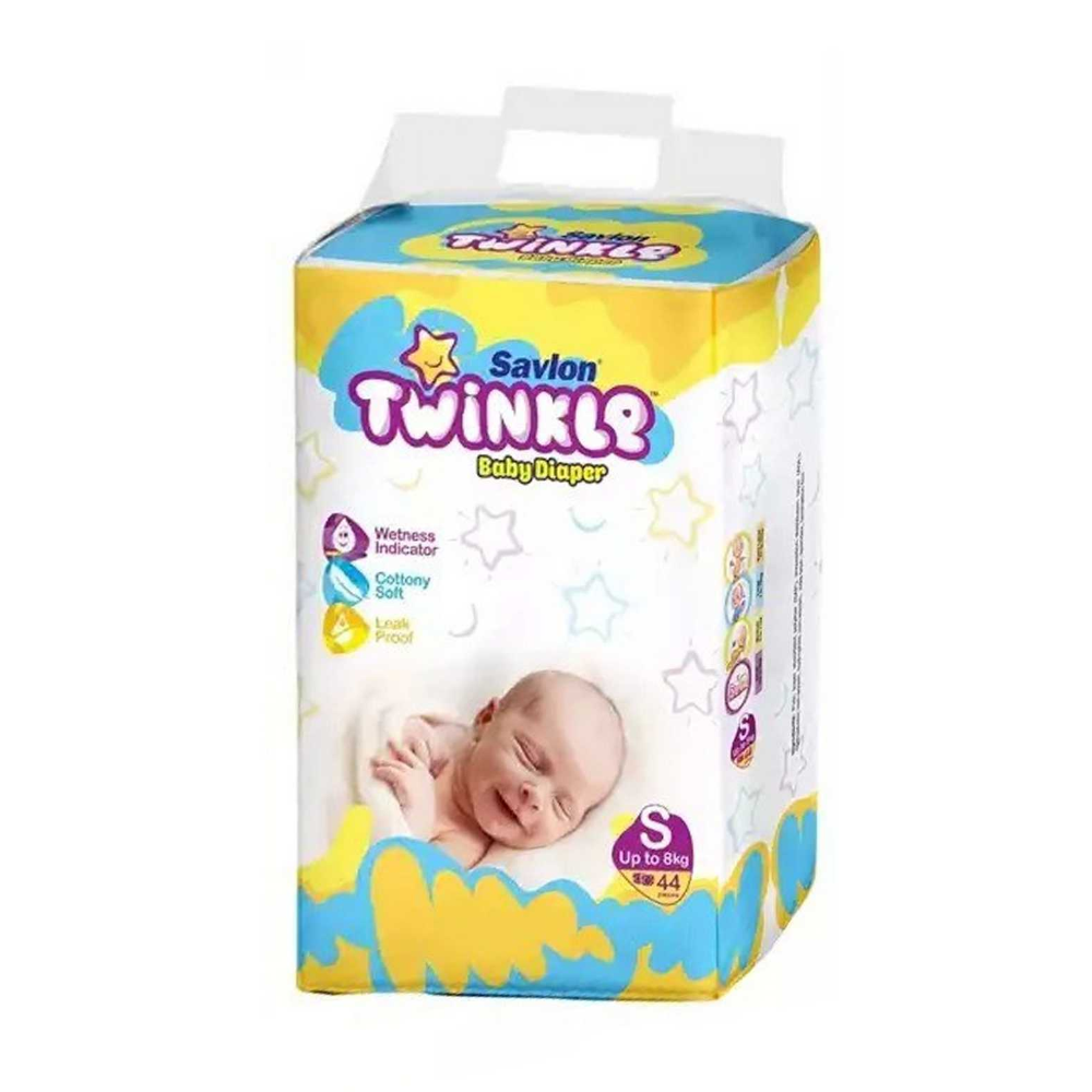 Savlon Twinkle Baby Diaper AZE -2001 - Belt - S - 44pcs