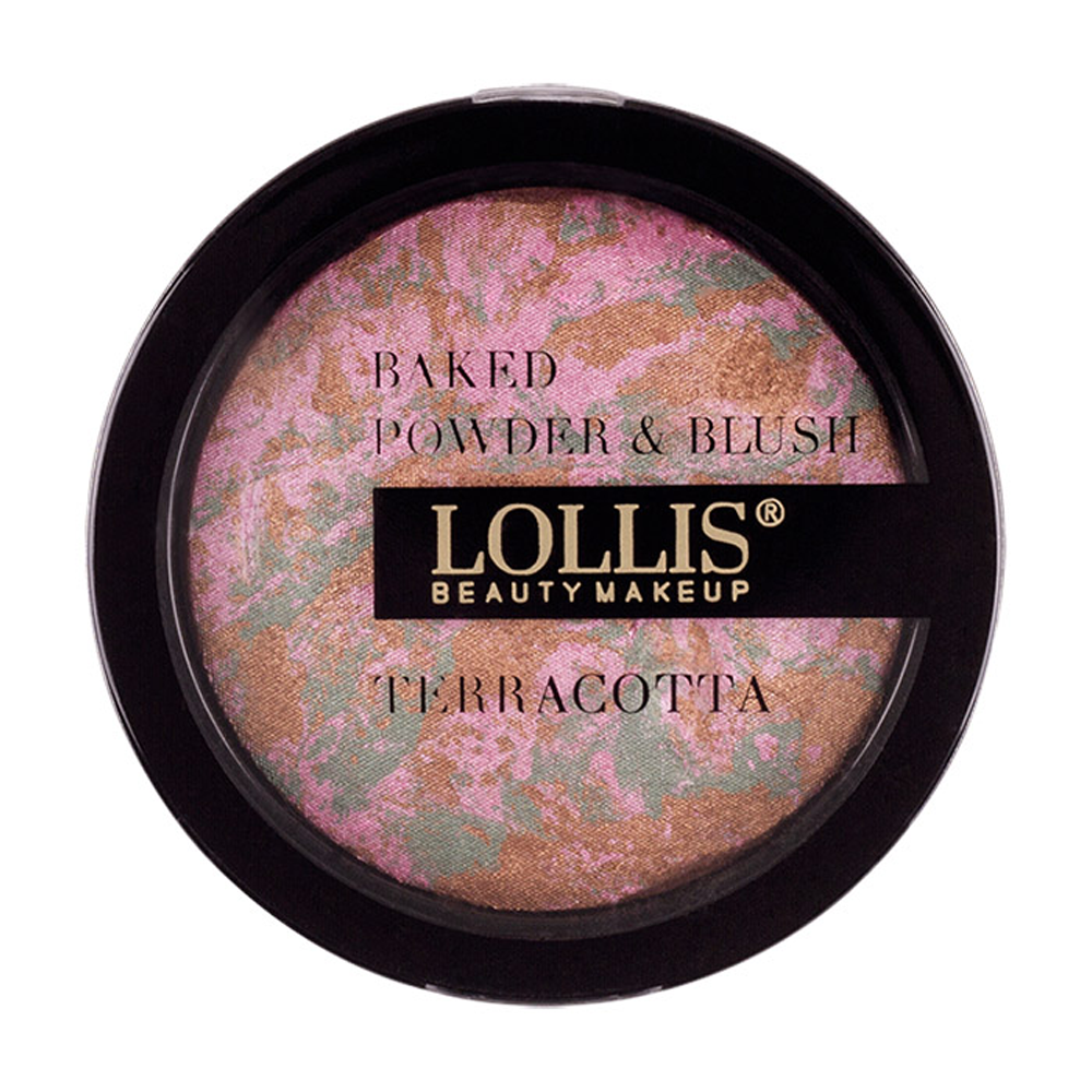 Lollis Terracotta Compact Powder and Blush On 02 - 12gm