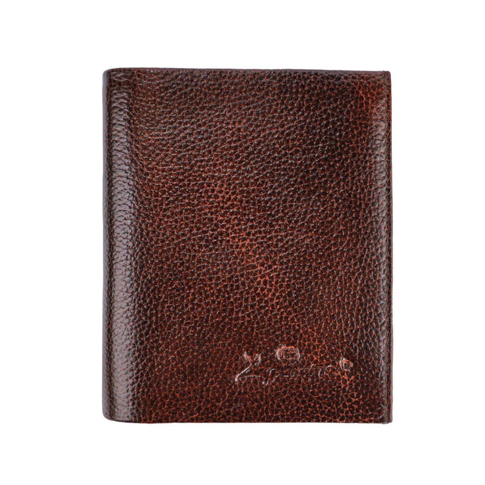 Apache 1609 Genuine Leather Wallet for Men - Brown