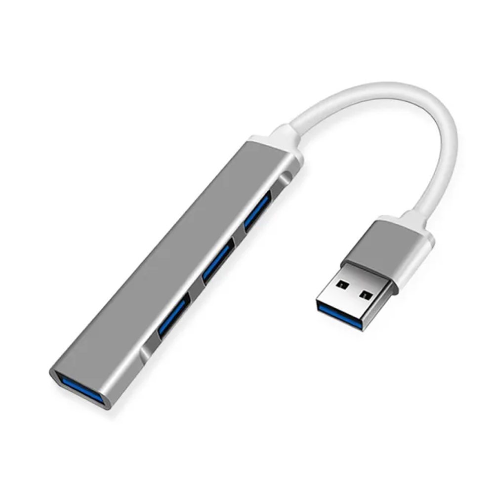 CASIFY H04 Four Ports USB 3.0 Hub - Silver